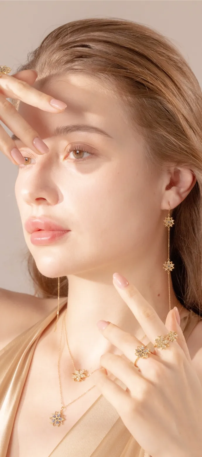 Diana Ring ダイヤモンド 着用イメージ