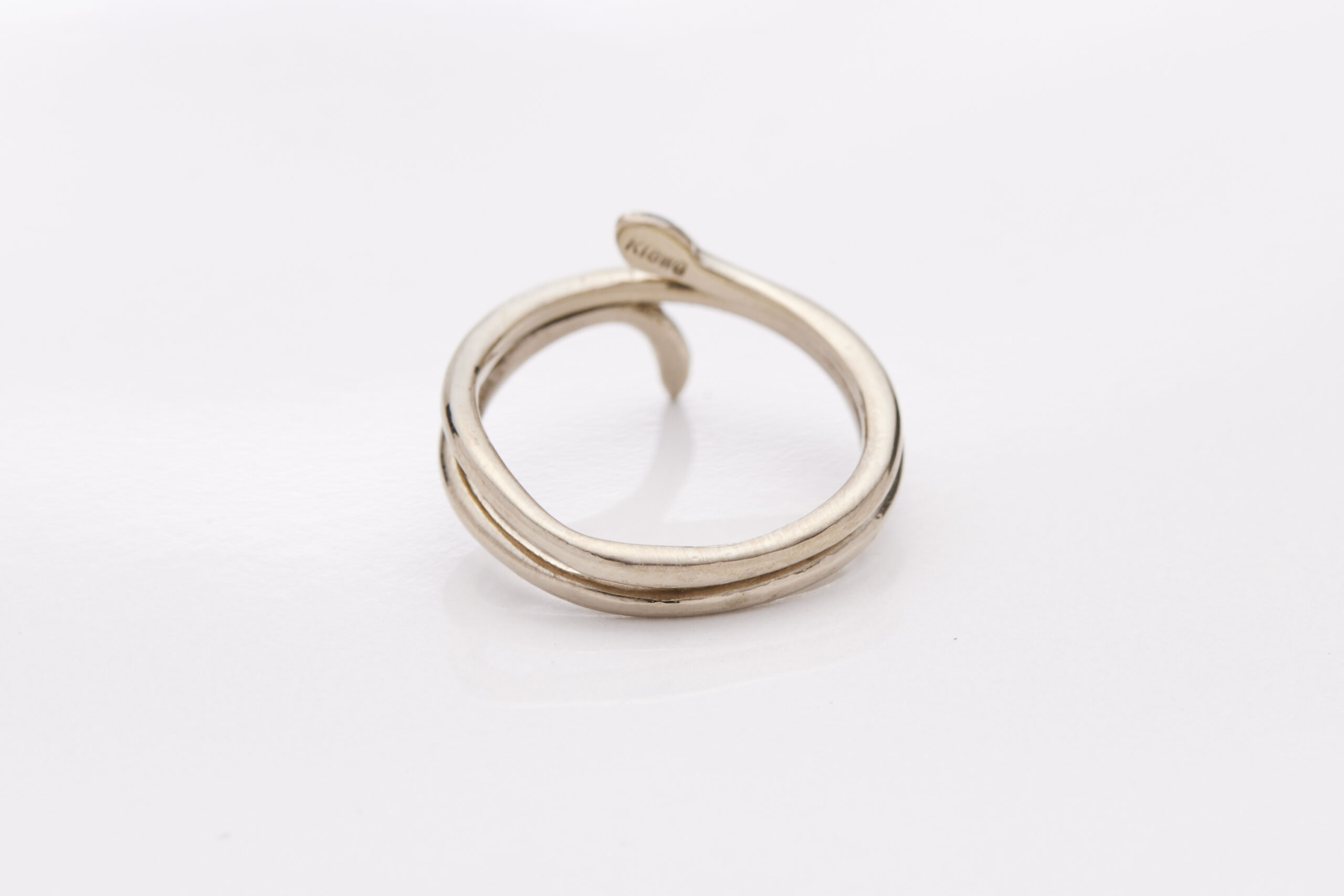 Cleopatra  Ring  K18WG, ブラックダイヤ