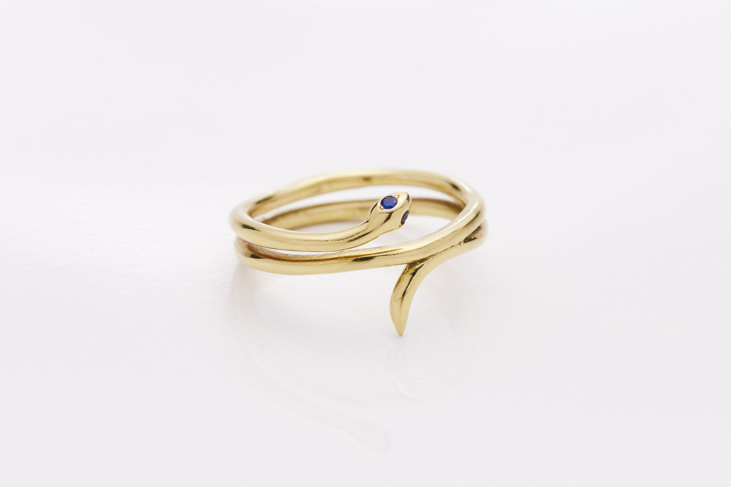Cleopatra  Ring  K18YG,  サファイア