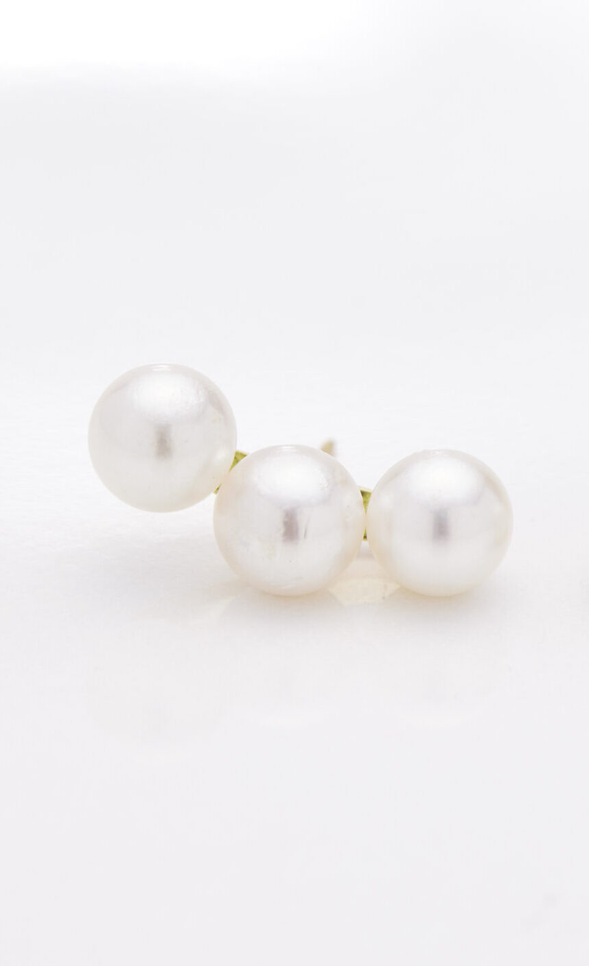 Mermaid  Pierce  あこやホワイト