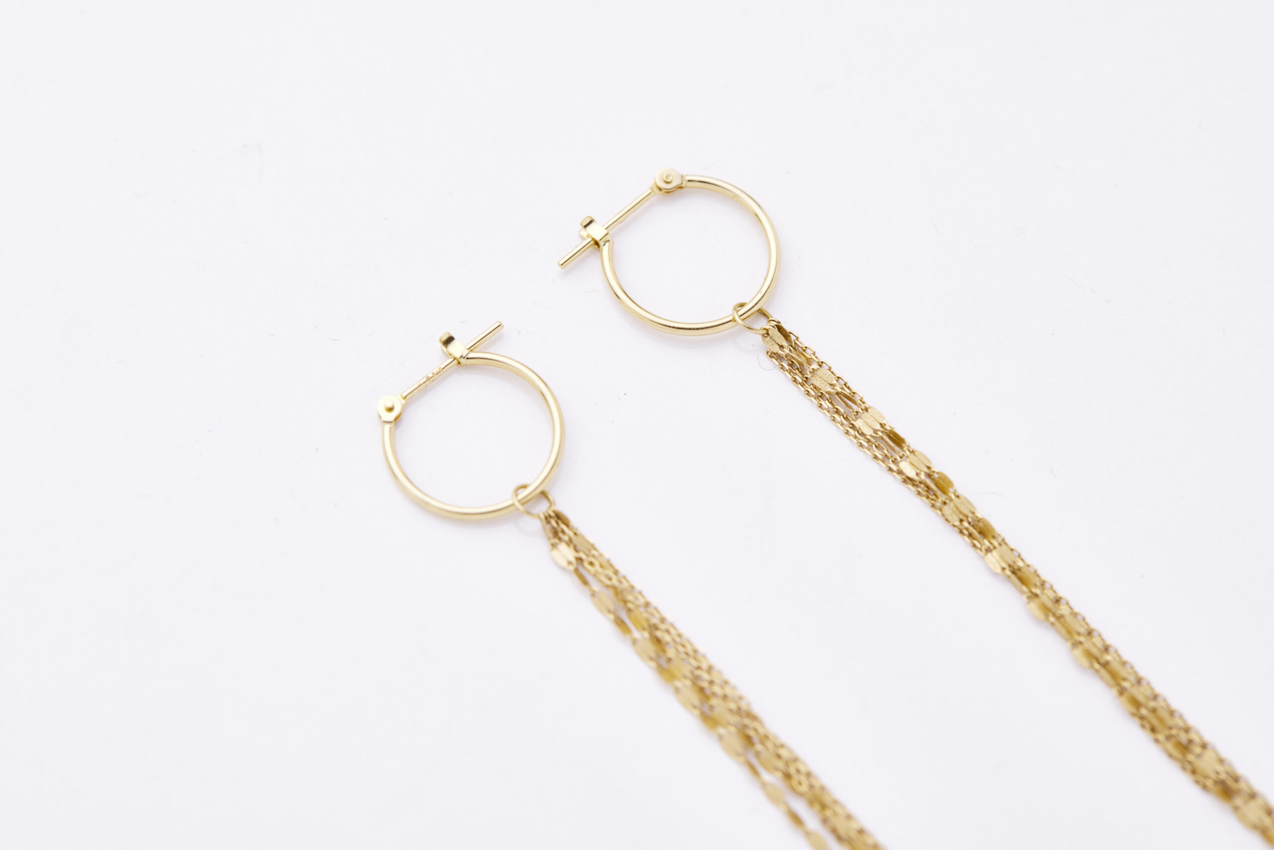 Chain  Pierce  イエローゴールド