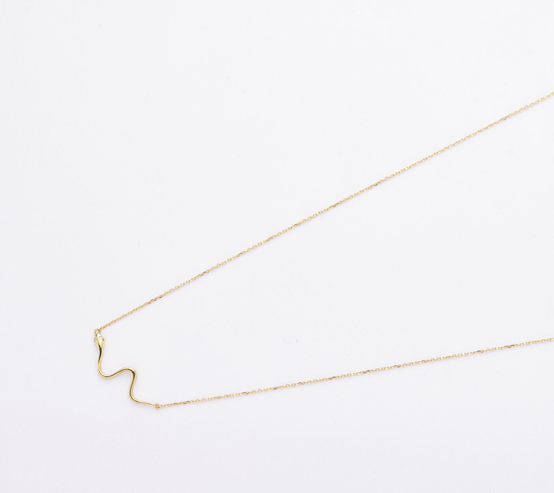 Cleopatra  Necklace  K18YG, ダイヤモンド