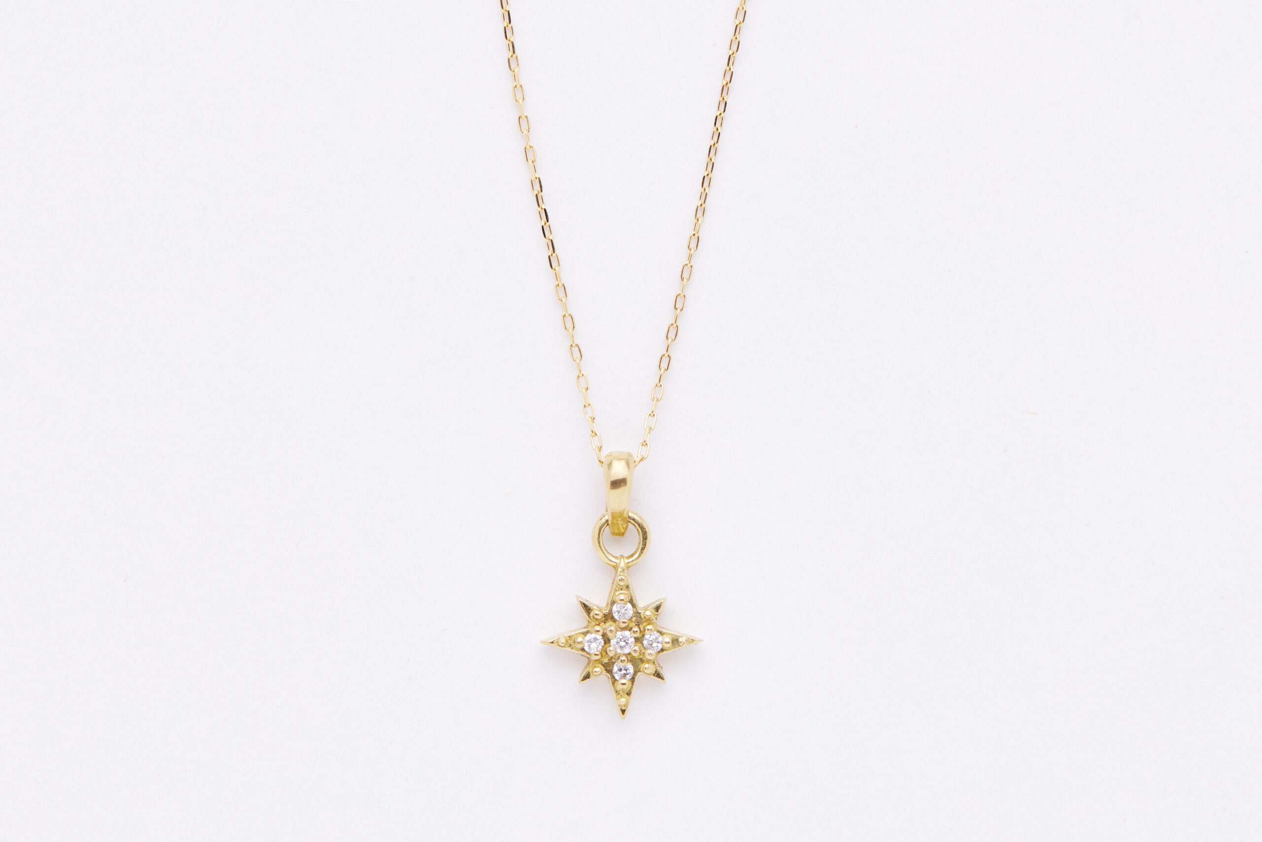 Lucia  Necklace  イエローゴールド、ダイヤモンド
