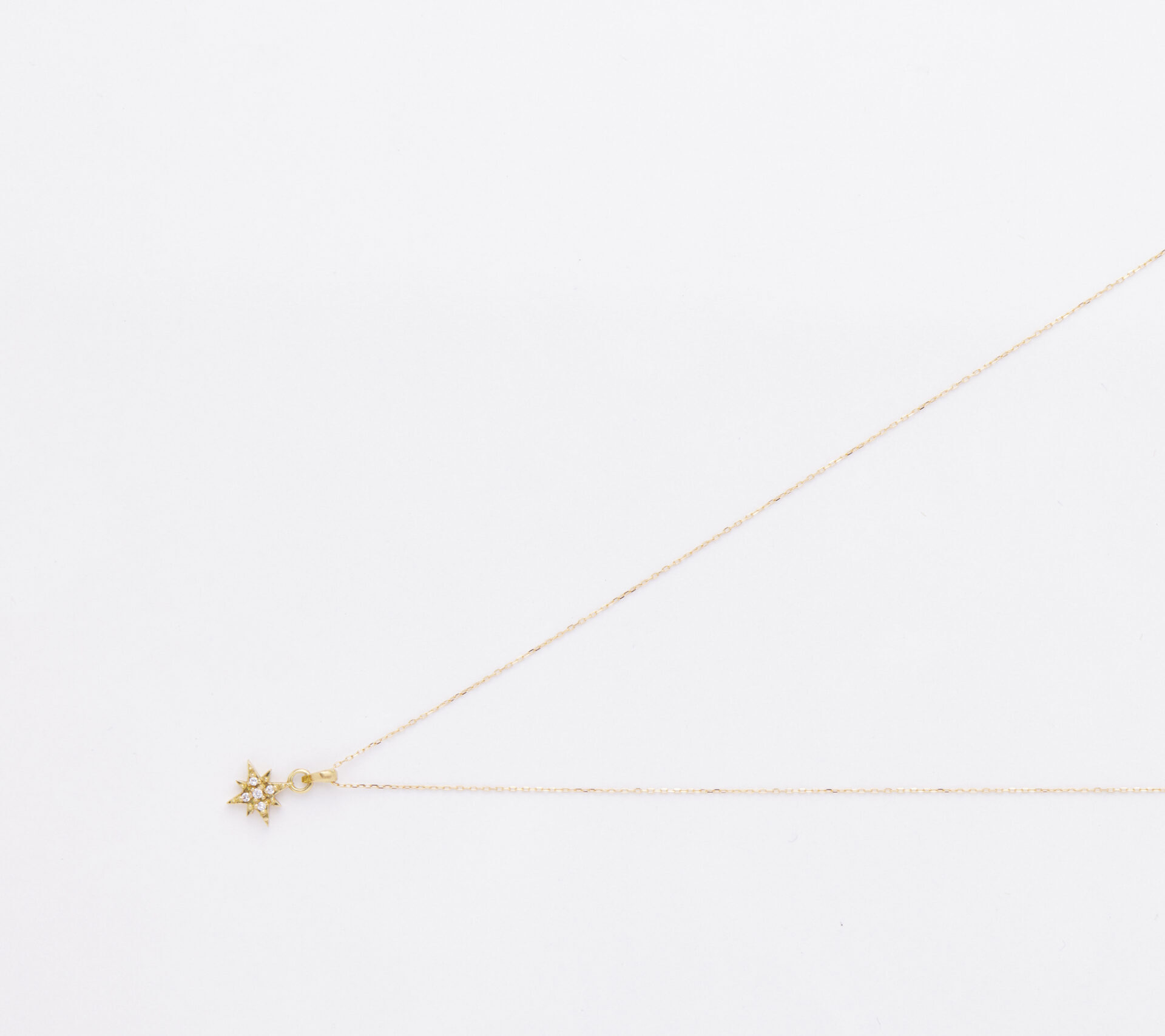 Lucia  Necklace  イエローゴールド、ダイヤモンド