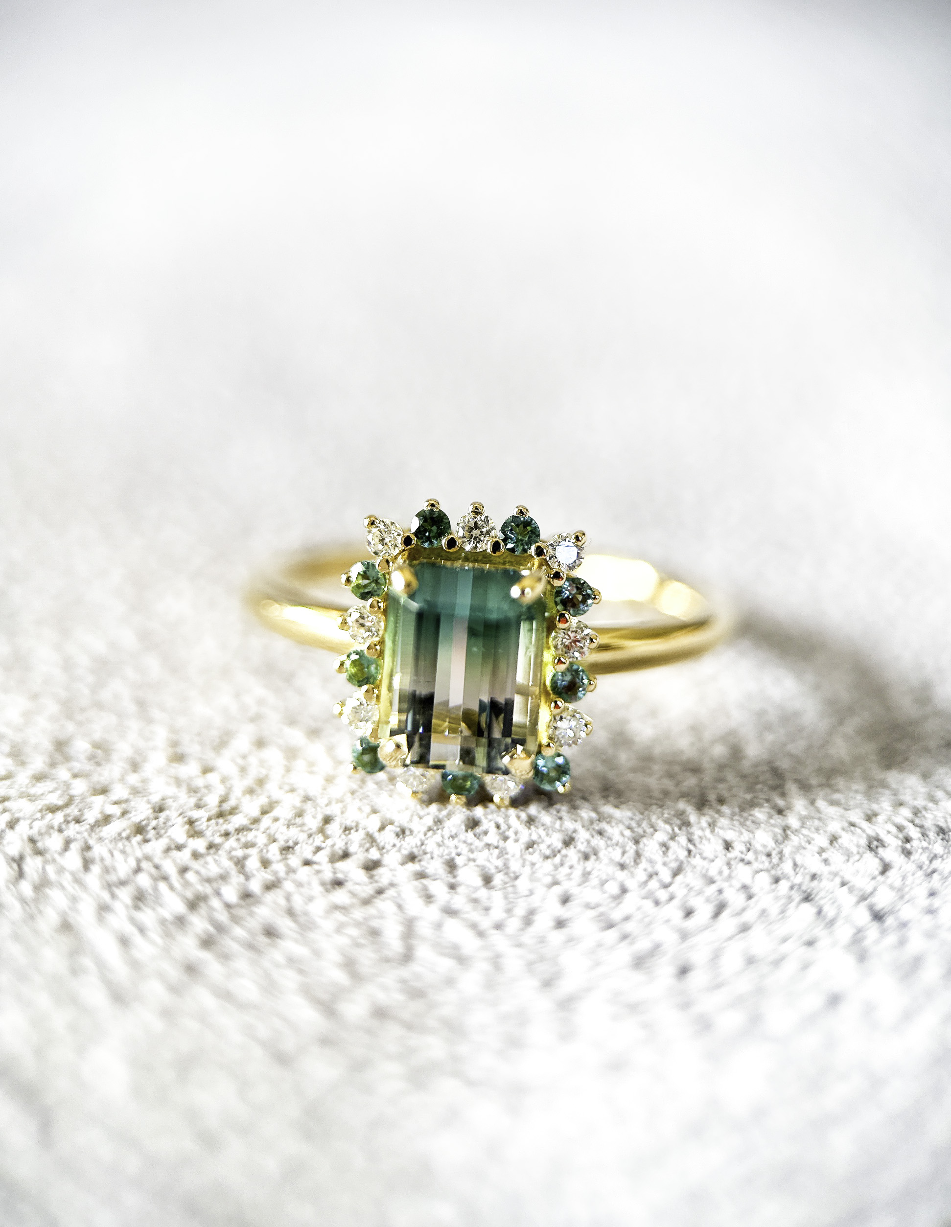 Bicolor  Tourmaline  ブルーグリーン