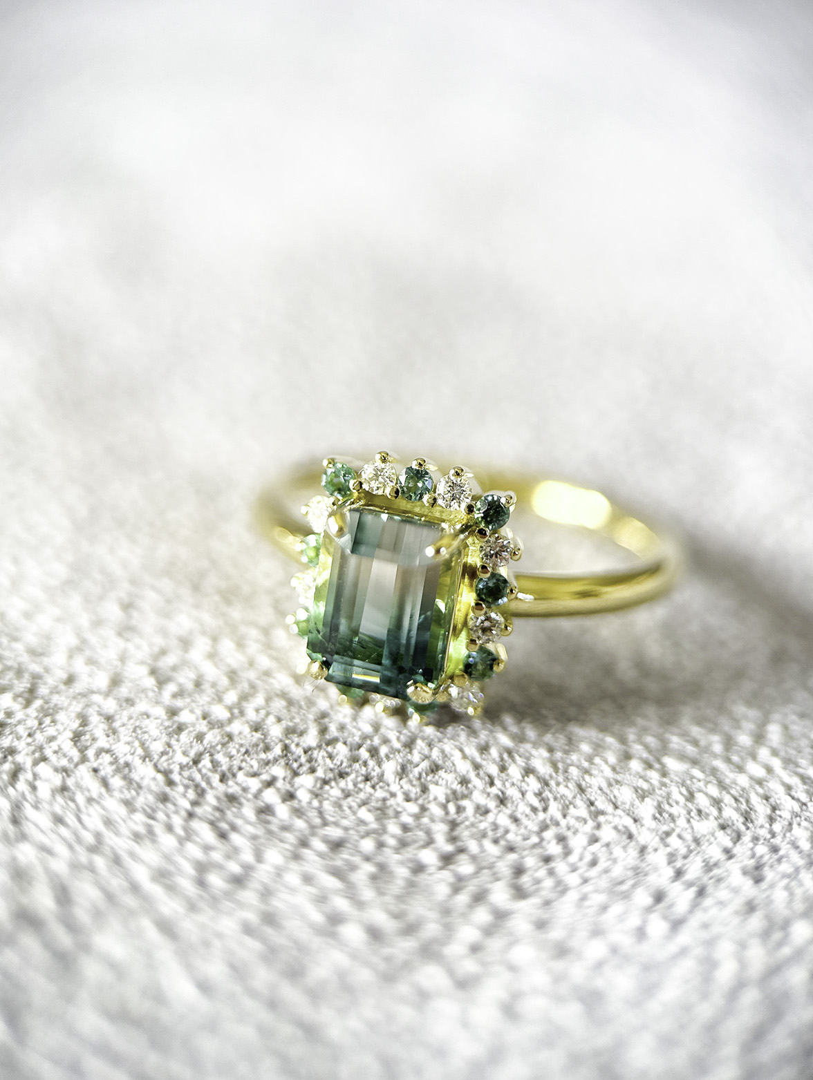 Bicolor  Tourmaline  ブルーグリーン
